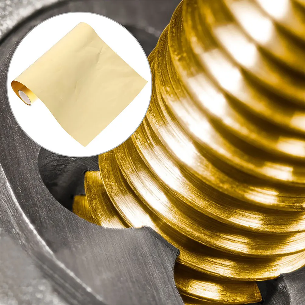 

1 Roll Brass Sheet Roll Smooth Surface Safe to Use for Crafts DIY Projects Industrial Electrical Applications Metal Foil Plate