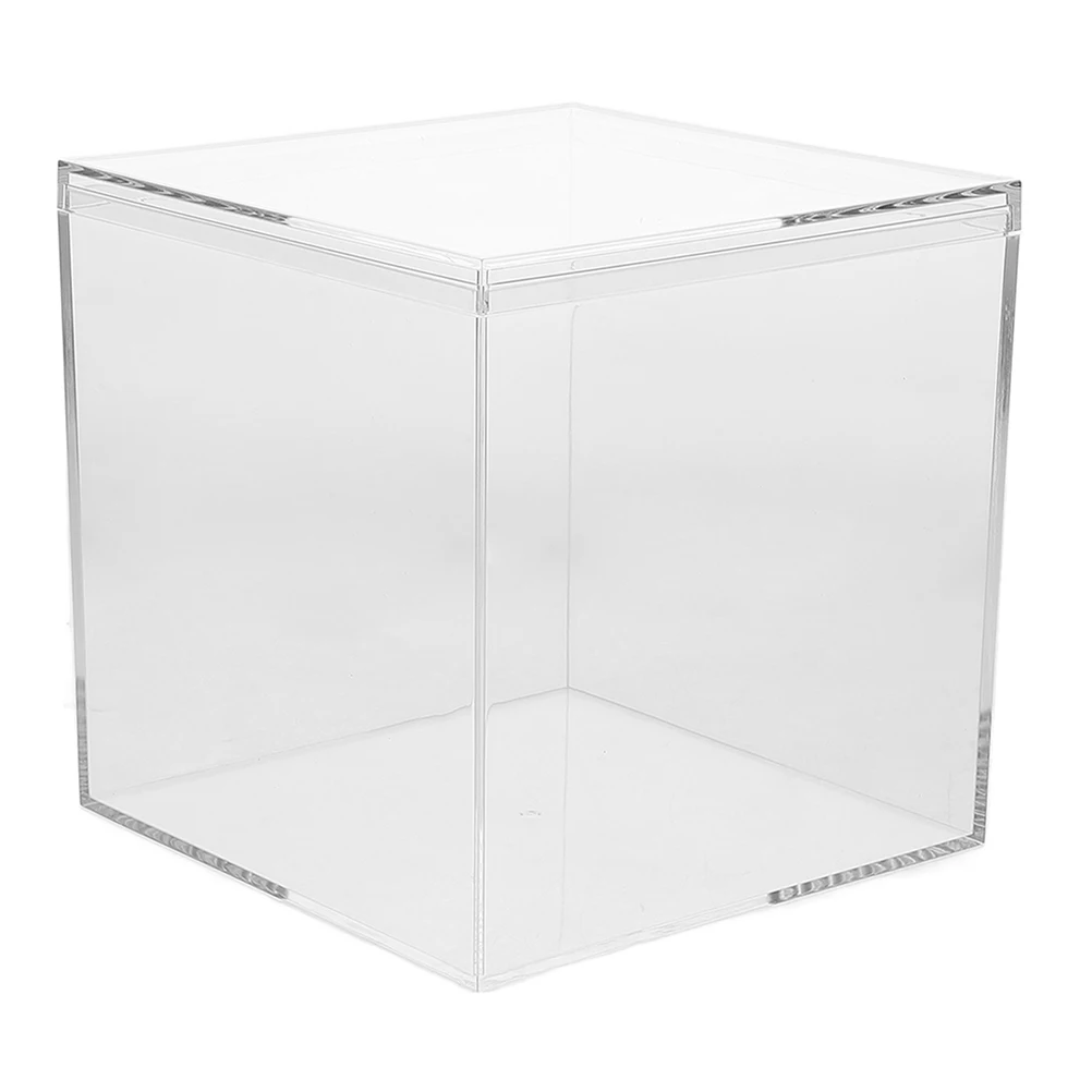 

Transparent Box Clear Plastic Square Cube Storage Container for Wedding Party Favors Jewelry ganizer Gifts Packaging Bags