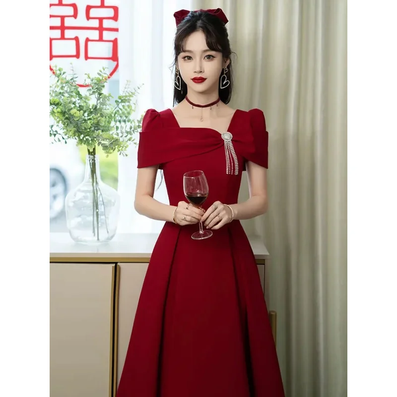 

Sky05 темпераментный халат женский сплошной цвет весна лето новый квадратный воротник с длинным рукавом длинные платья трапециевидной формы модные женские 99Ji *