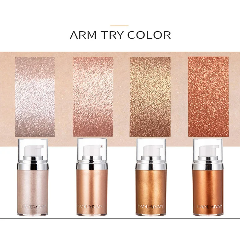 HANDAIYAN Summer Beach مثير لتفتيح الجسم، مستحلب سائل عالي الإضاءة، محتوى صافي 20 مل