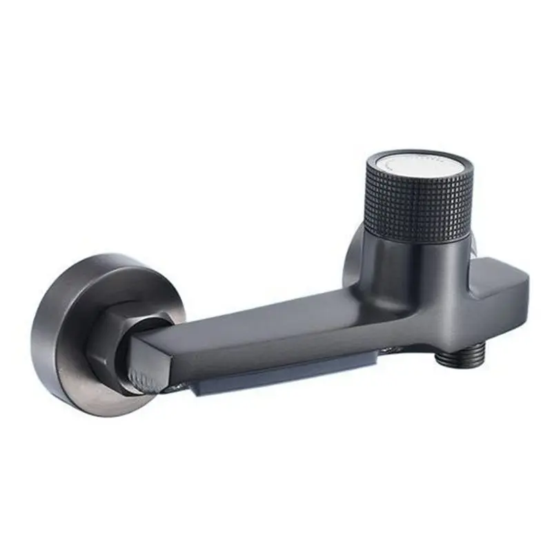ABUI-Modern Bathroom Faucet - Wall-Mounted Mixer Tap With Hot & Cold Control