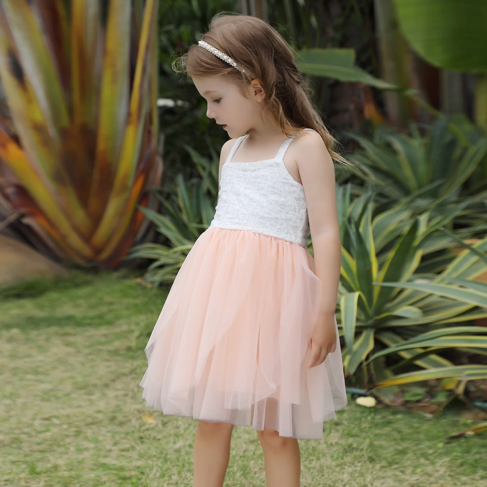 

Girls Summer Vest Dress New Style Children Style Suspender Skirt Beach Dress Kids Dresses for Girls Princess Costumes for Girls