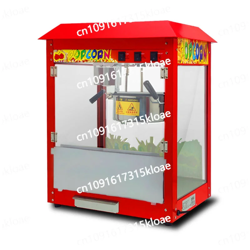 Commercial popcorn machine stall, electric automatic, new