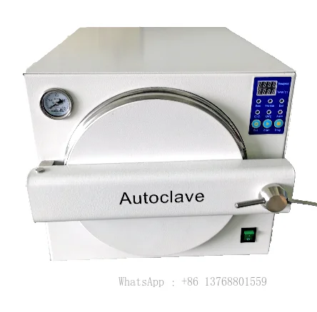 Lab High Temperature Portable 18L Autoclave Sterilizer Dry Heat Disinfection Cabinet Stainless Steel For Hospital