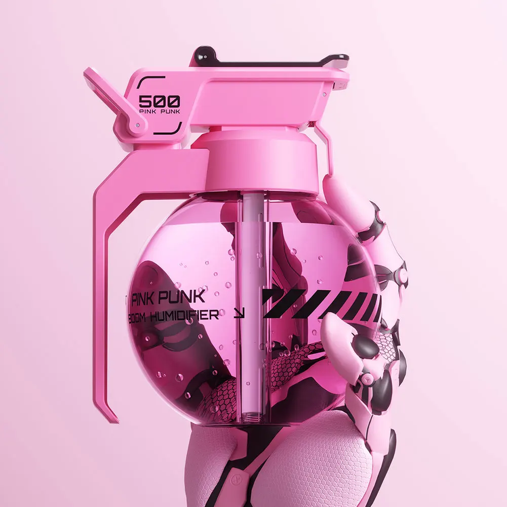 手榴弾エッセンシャルオイルディフューザークールミスト加湿器エアディフューザー加湿器寝室ホームオフィスクリエイティブギフト