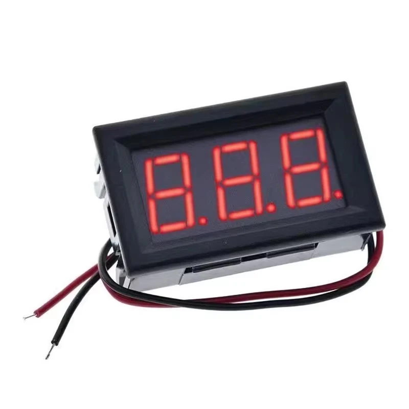 AC 70-500V 110V 220V 380V 0.56-inch LED Digital Voltmeter Voltage Meter Volt Instrument Tool 2 Wires Red Green Blue Display