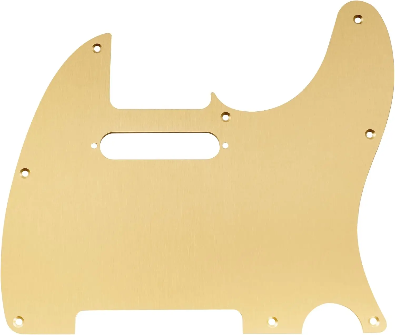 

Pro 8 Holes Anodized Aluminum Tele Pickguard TL Guitar Pickguard for American/Mexican TL Style Electric Guitar, Gold