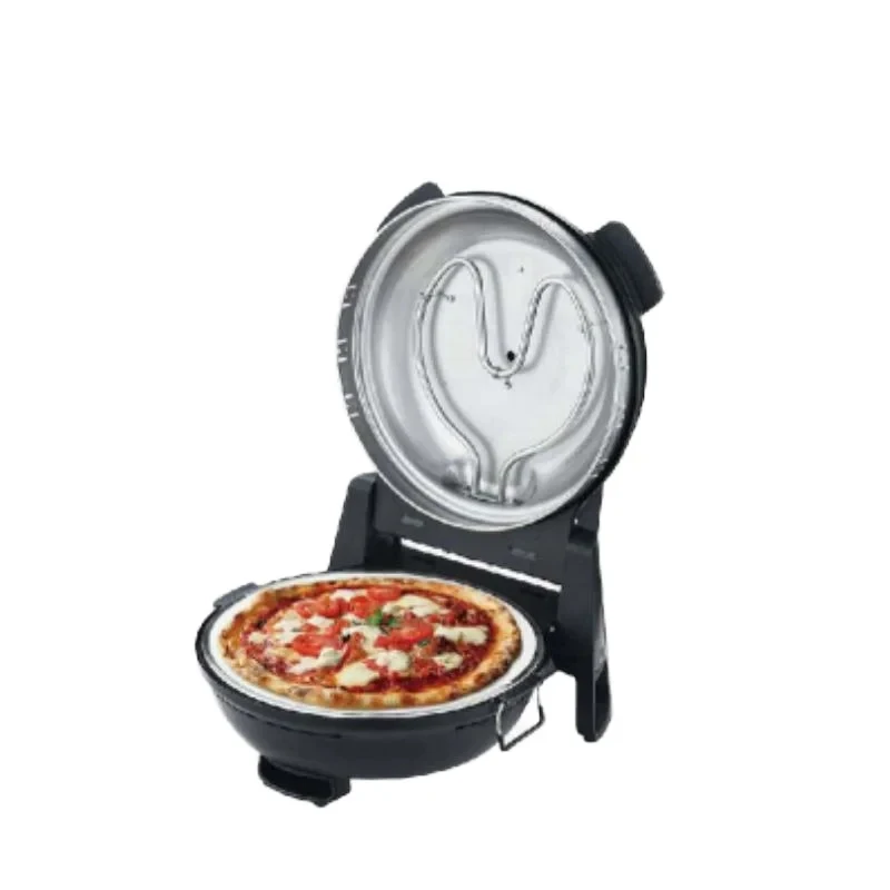 

Electric Pizza Oven with Stainless Steel Rotary Manufacturer Built-in Oven Stone Pans Mini Household BBQ