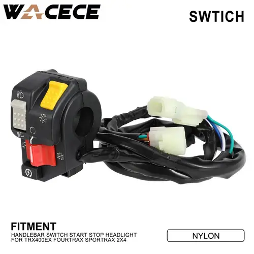 Accesorios para motocicletas ATV, interruptor de arranque eléctrico, interruptor indicador de señales de giro para Honda TRX400EX TRX 400 EX, piezas de motocicleta JFG