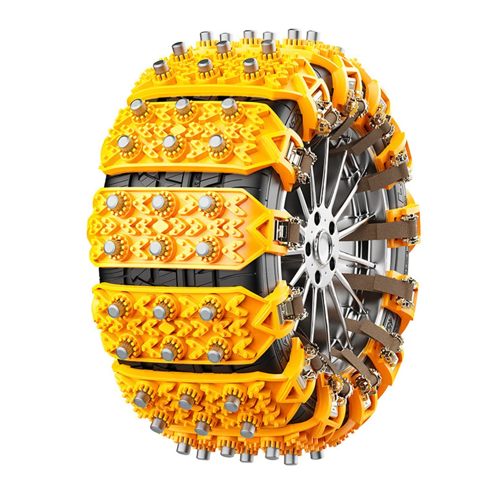 Ample Supply Anti Slip Wheel Tire Snow Chains Car Winter Outdoor Anti Skid Yellow Grip Icy Roads Car Tire Winter Tire
