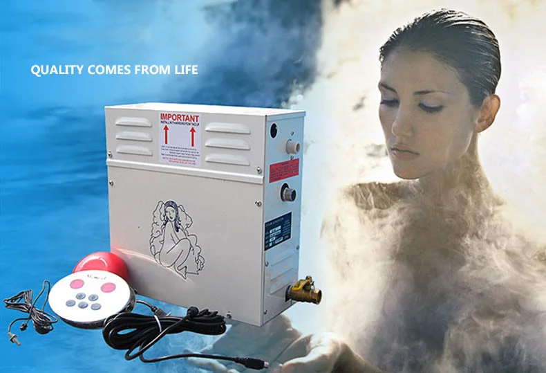 مولد البخار 220 فولت 3KW 4.5KW آلة الساونا المنزلية ساونا تيار جاف فرن البخار الرطب باخرة تحكم رقمي ST-30