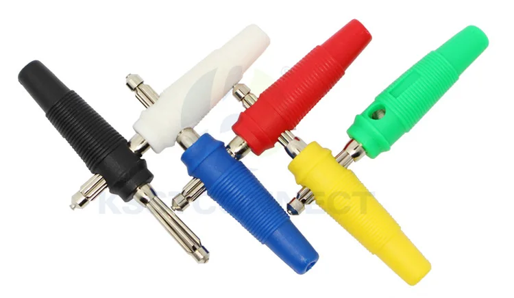 TL412 Length 1M Highly flexible 16AWG silicone M-M 4mm Stackable Banana Plug male to male test leads