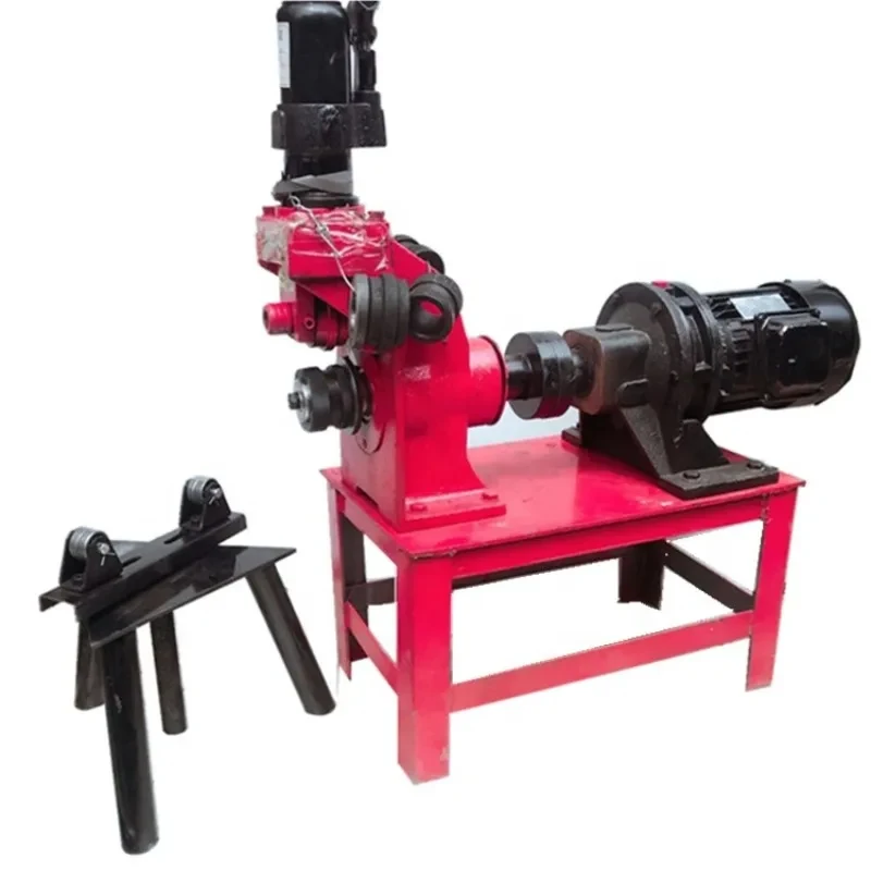 Pipe notch to inch hydraulic tube roller grooving hine