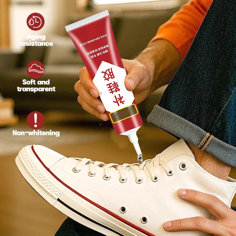 Strong Shoe-Repairing Adhesive Quick Dry Repair Shoe Glue Universal Waterproof Strong Shoe Adhesive for Sneakers Boots Sandals