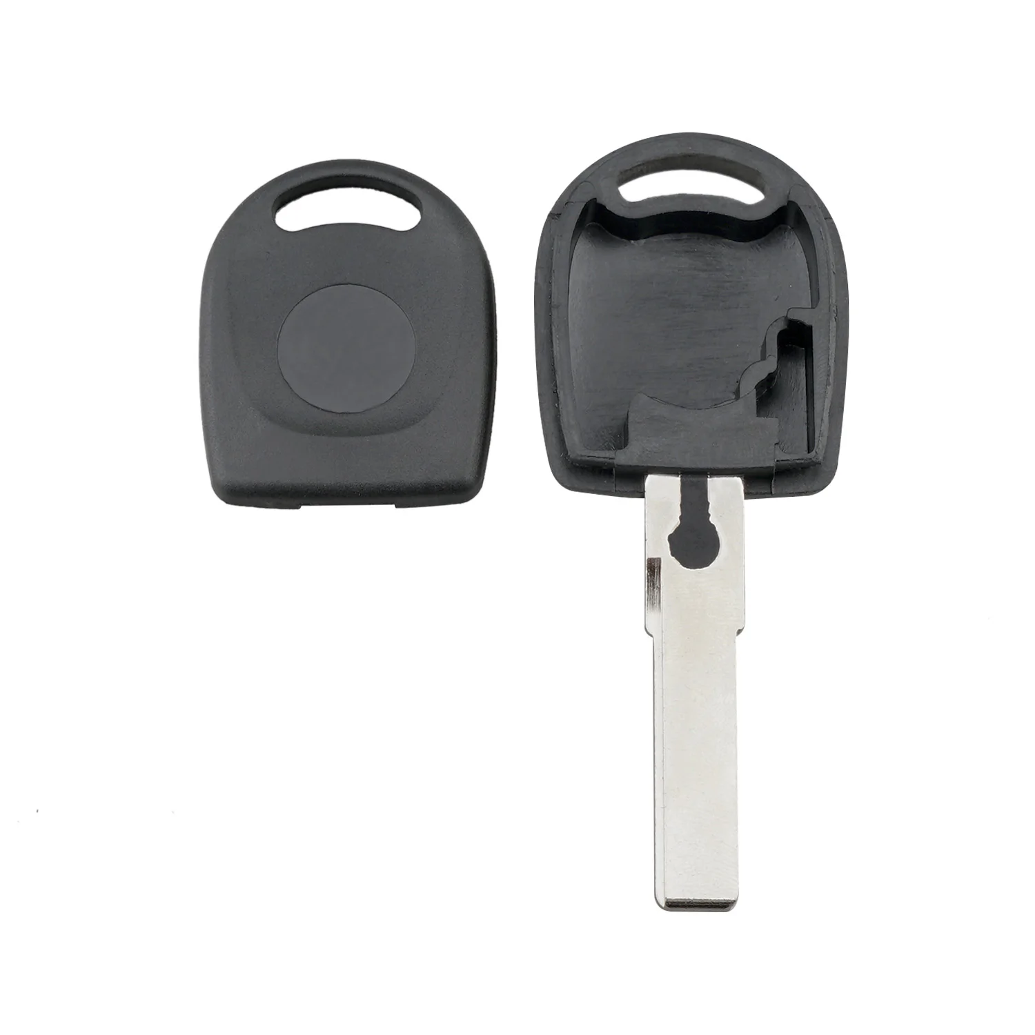 QWMEND 1X 10X 20X Blank Car Remote Key Shell Fob per Volkswagen B5 Passat Transponder Key HU66 Blade No Chip