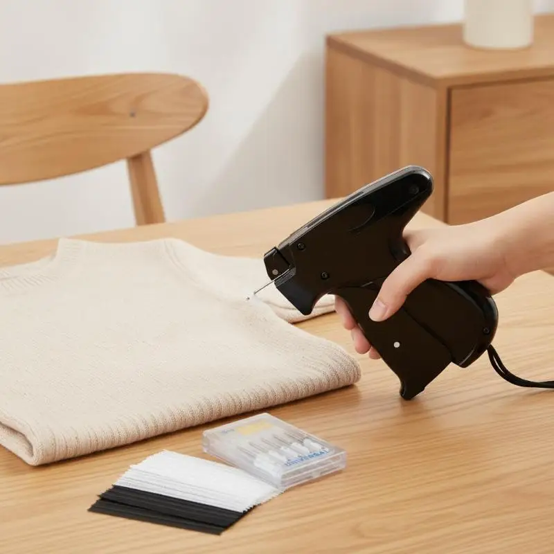 Mini Sewing Stapler Clothes Fixer Anti-Jam Needle Tool for Quilt Garment Sock Tags Household Quick Mending