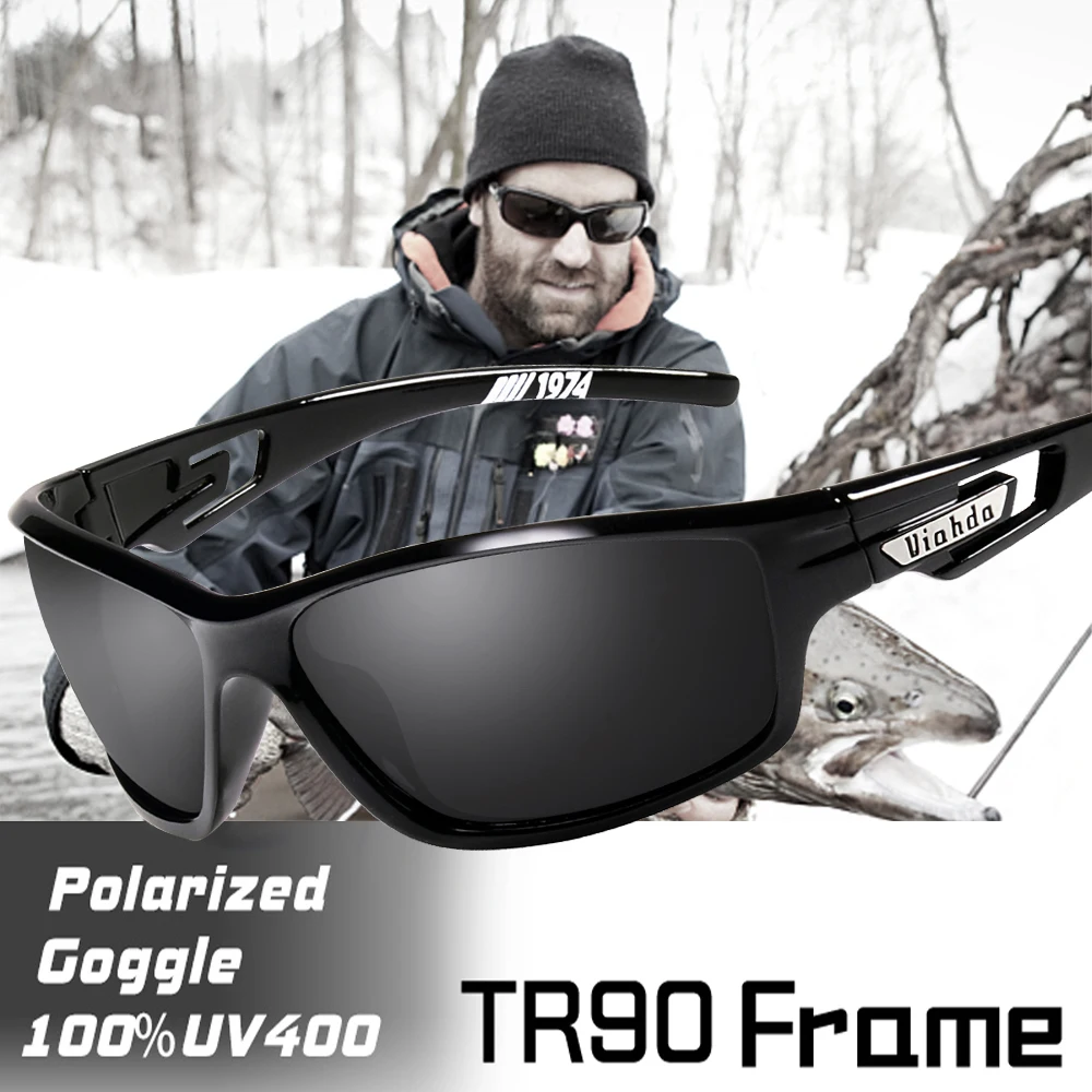 VIAHDA Nouvelles Lunettes de Soleil Polarisées pour Hommes et Femmes, Idéales pour la Pêche, l'Alpinisme, la Conduite, les Sports de Plein Air et le Cyclisme, Protection UV400