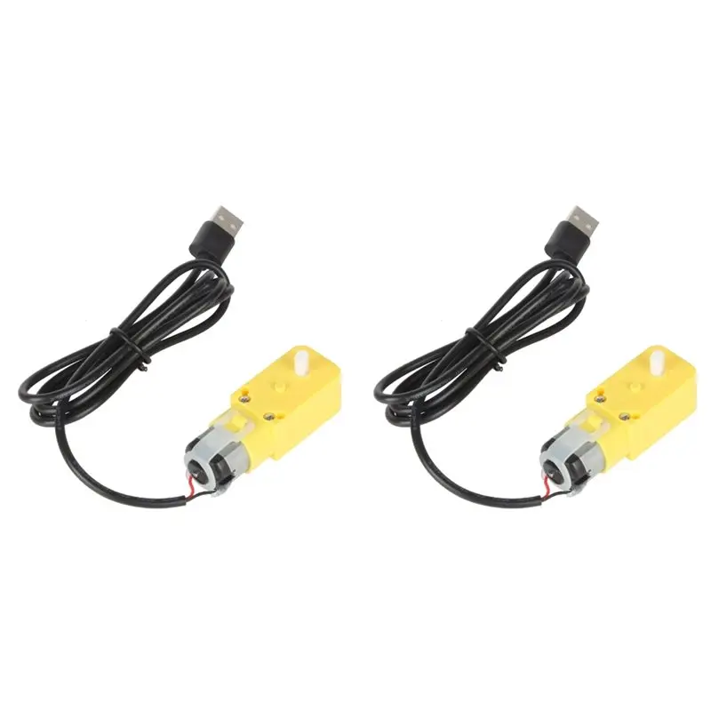 AB47-2X Precisions Engineered Single Shafts DC5V 59RPM Ratio 1:220 Reduction Motor Gear Motor