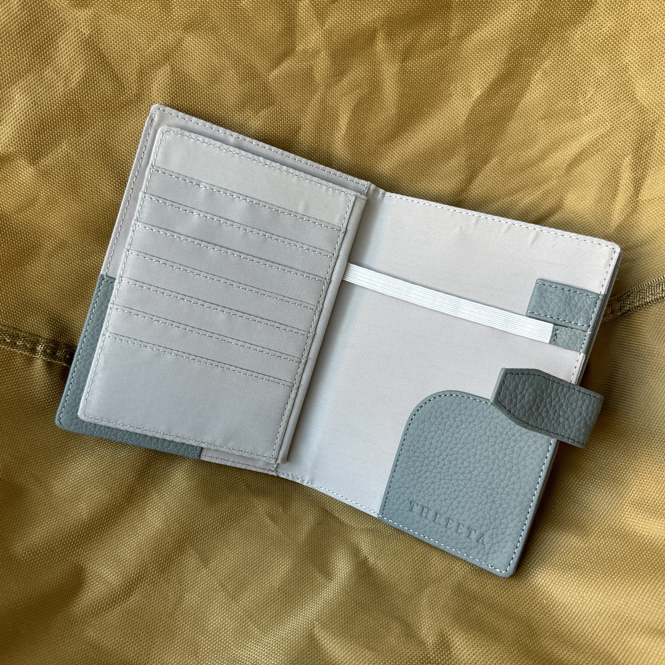 

2026 NEW Health Handbook Planner Notebook genuine cowhide Leather case notepad Diary Journaling Supplies Stationery blue