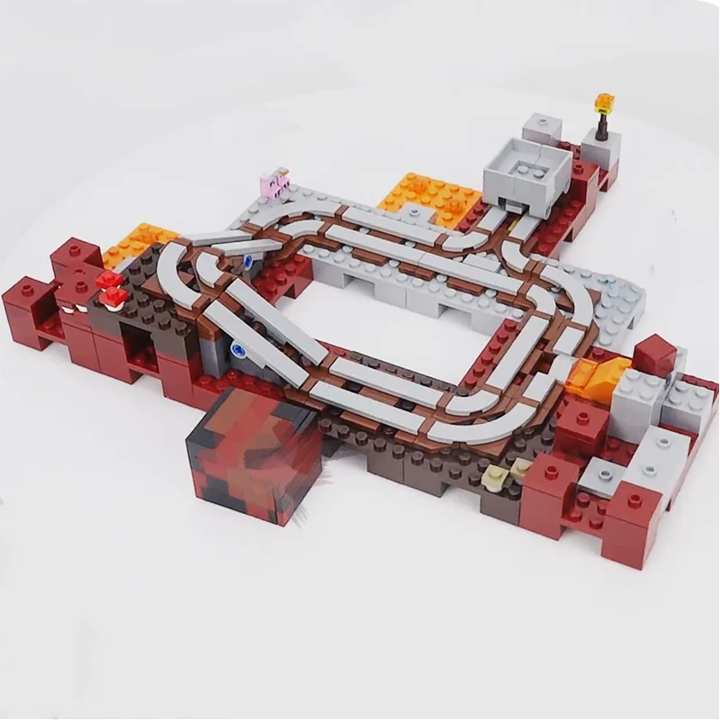 

Третья вечеринка MOC, совместимые наборы My Pixel World Series, строительные блоки, Нидер, железная дорога, сборные игрушки для детей ﻿