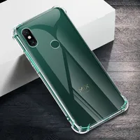 Airbag Anti Drop Phone Case for Xiaomi Mi Mix 3 2S Mix3 Mix2S MiMix3 MiMix2S Translucent Soft Thickened Corners Bumper Cover Gel