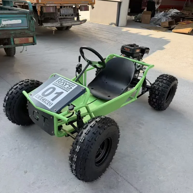 4 Stroke 212cc Off Road Kart Fuel ATV for Outdoor Mountain Beach Riding Go Kart Buggy