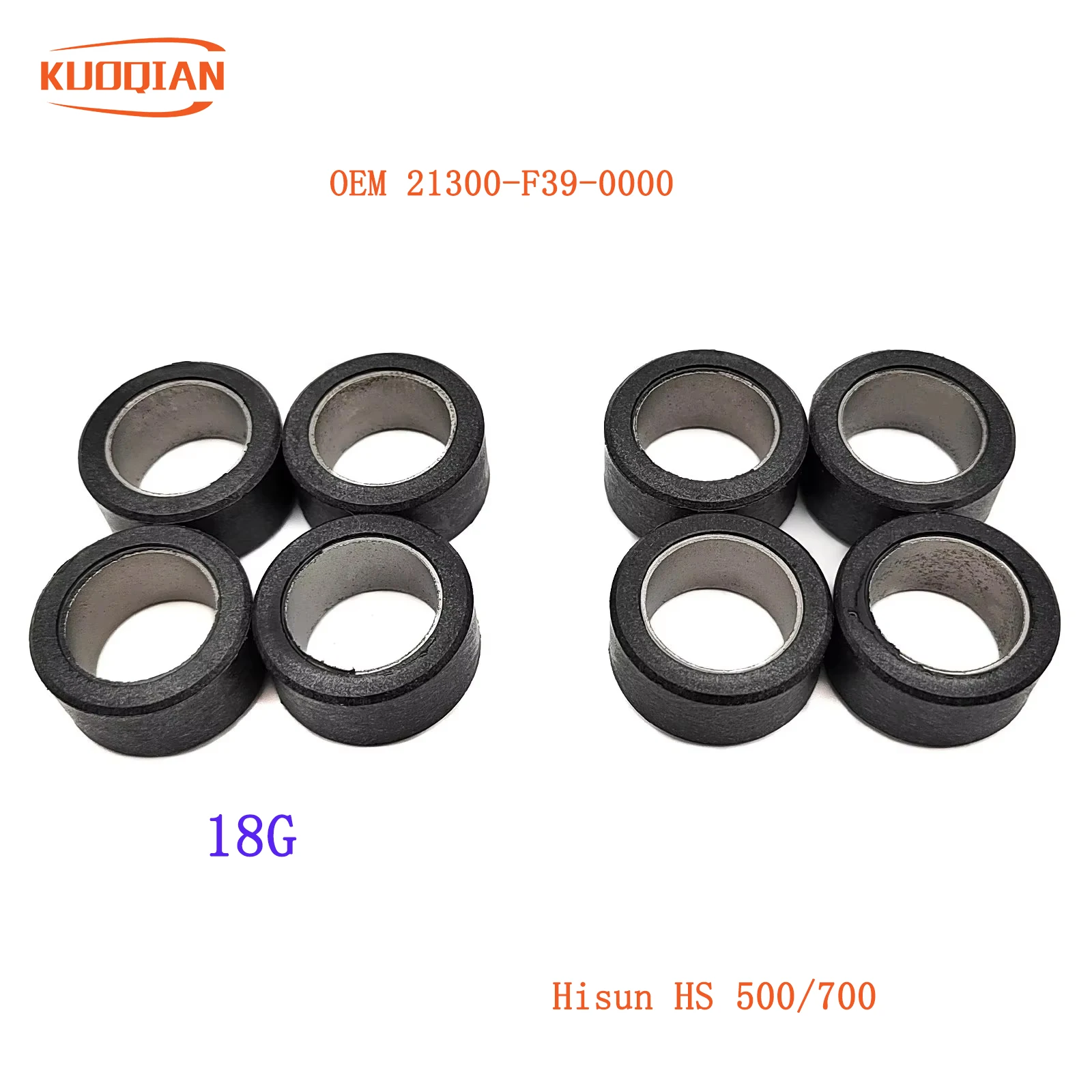 

8PCS Variator Weight 30x15 ROLLER SET WEIGHT For Stels ATV UTV 500H 700H Hisun 500 700 Qlink 90700-F39-0000_5 21300-F39-0000