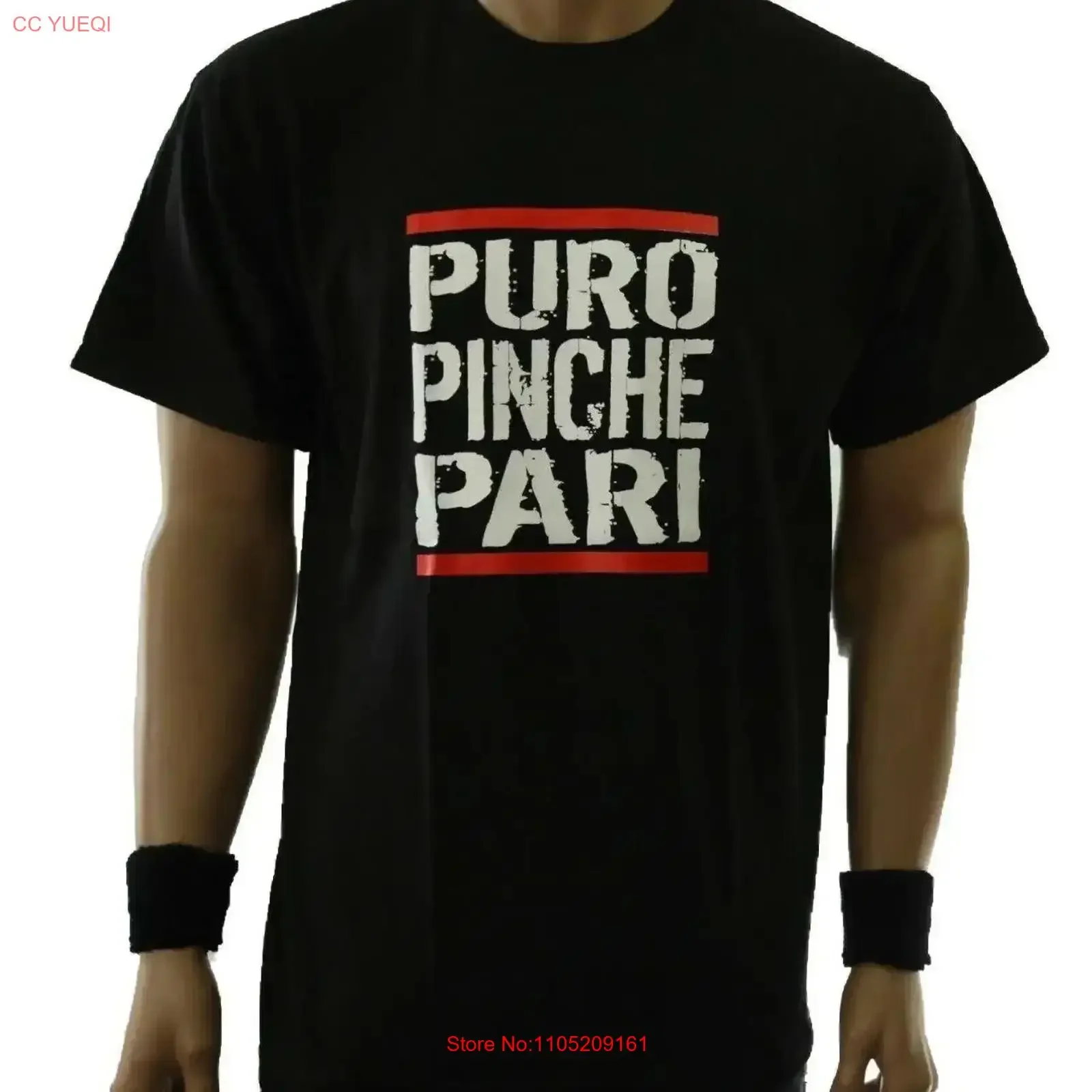 Mexico T Shirt PURO PINCHE PARI Mexican Fashion Urban vintage Washed Versatile homme streetwear Comfortable graphic vintage