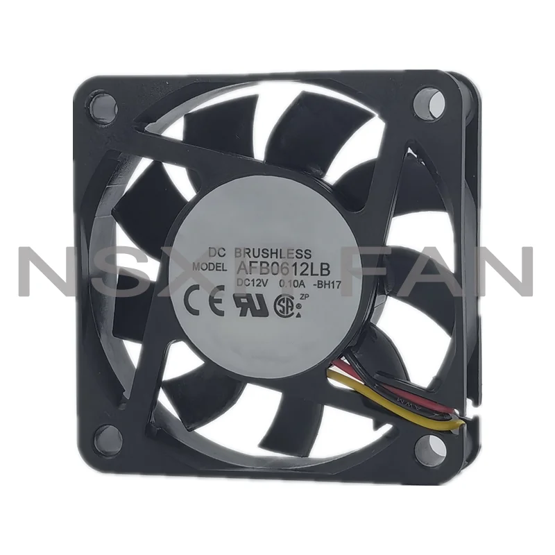 6015 6CM AFB0612LB 12V 0.10A 4WIRES PWM TEMPERATURE CONTROL CPU COOLING FAN