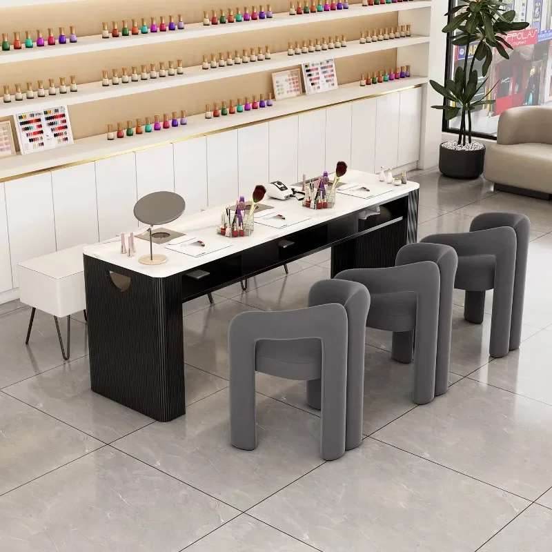 Белый органайзер для дизайна стола для ногтей, подставка для маникюра, стол для ногтей, художественная станция, оборудование для салона Lashista Mobiliario, мебель