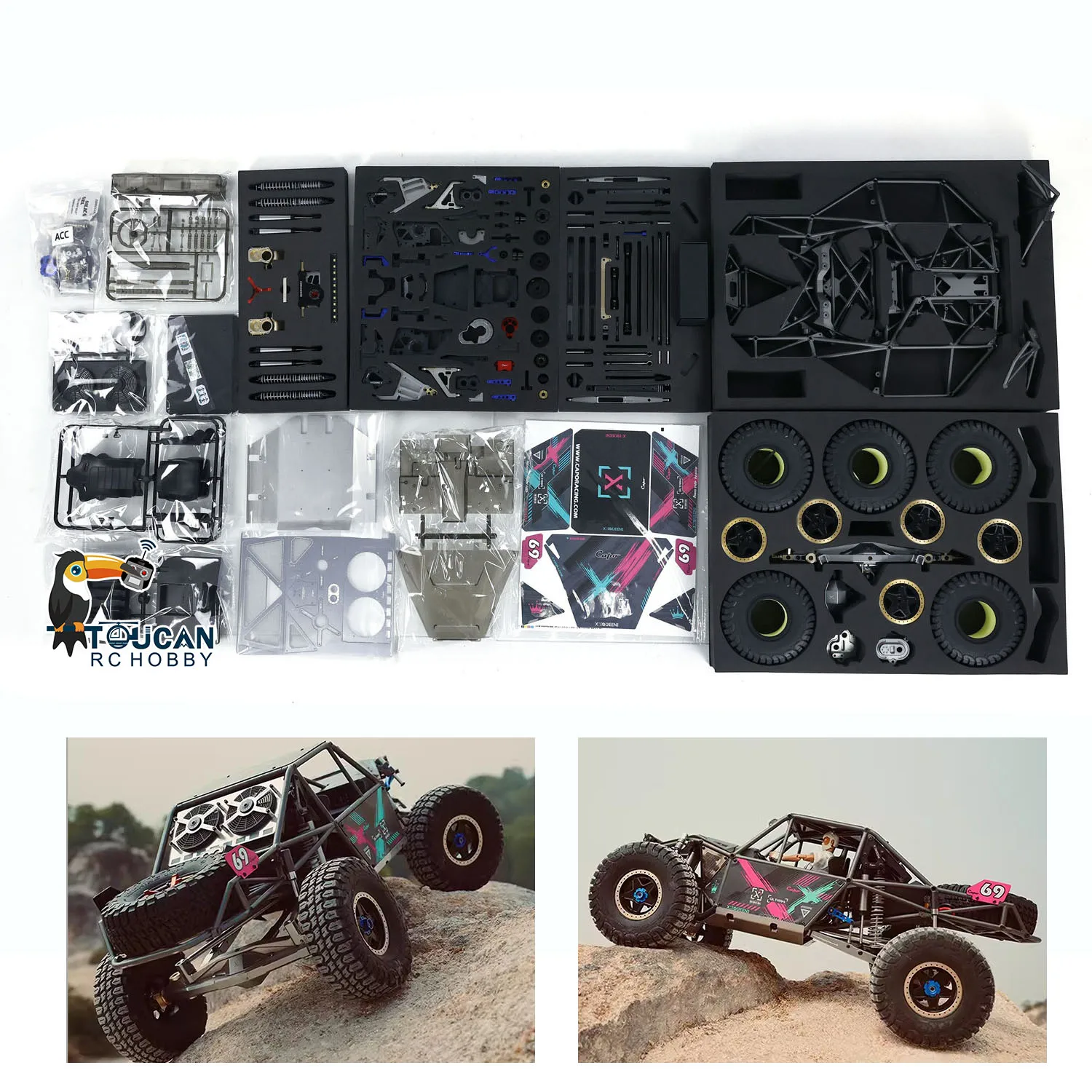 New Arrival Capo 1/8 RC Crawler Car U4 CD1582X 2 Speeds Radio Control Racing Vehicles Kits Toys for Boys  TH23512