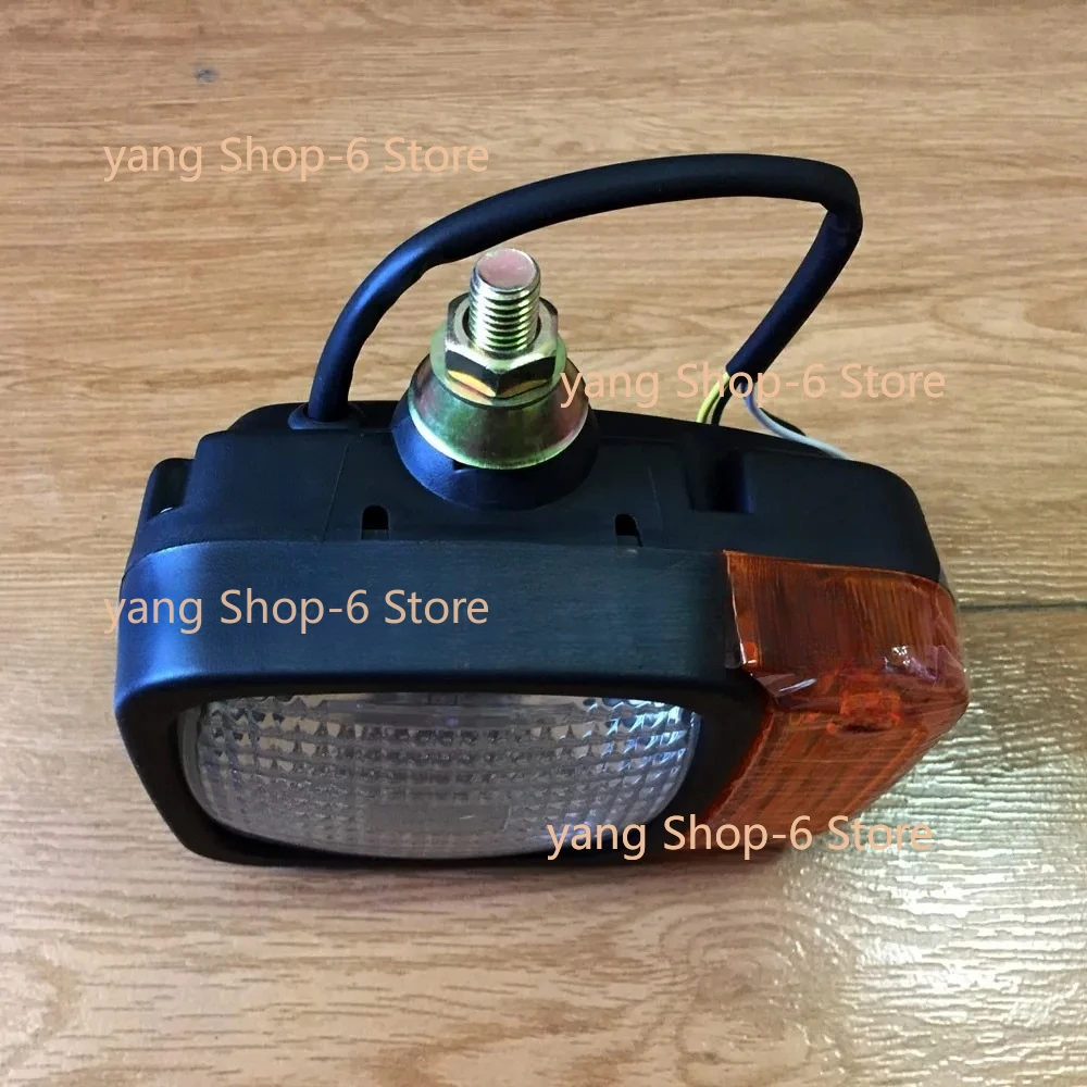 65-7 75-8 rubber wheel chain excavator small loader headlamp headlamp with steering light