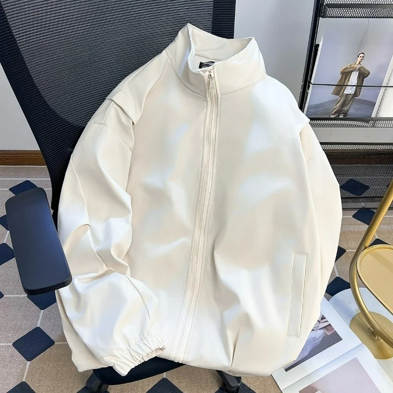 

Men's Loose Fit Pilot Jaet Autumn Winter Heavy Du 250 Pou Windproof Waterproof Faionable American Sle Polyester Fiber