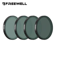 Paquete de 4 filtros ND Freewell, exclusivamente hechos para lentes macro DJI Osmo Action 6 incluyen accesorios para lentes ND8 ND16 ND32 y ND64