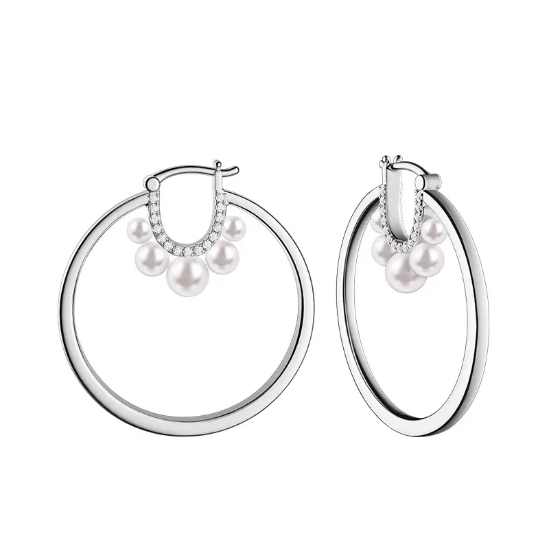 

Minimalist ins style plain hoop earrings