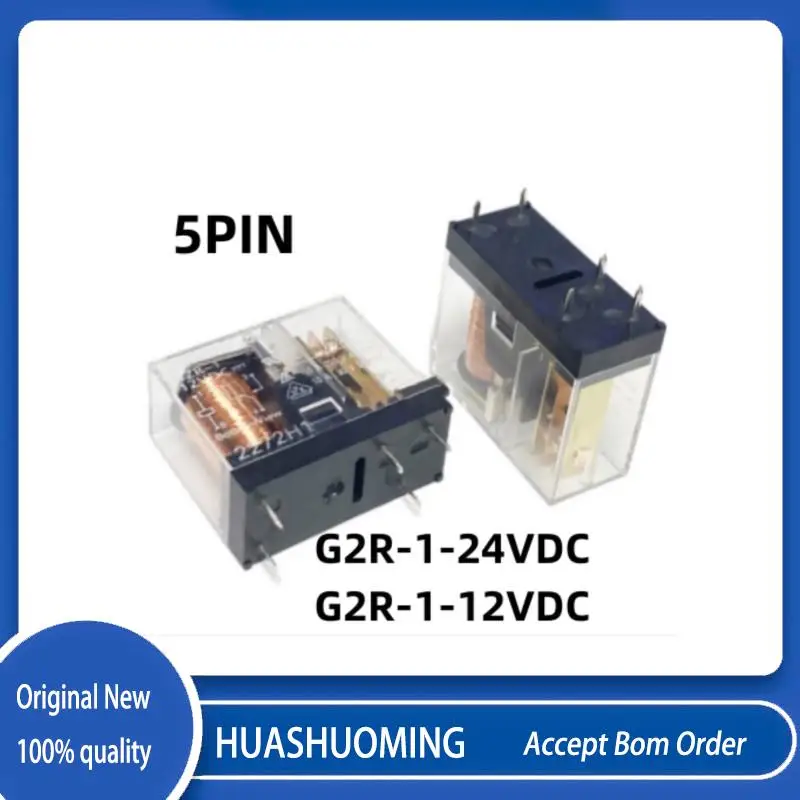 NEW 10PCS/LoT   G2R-2-12VDC G2R-2-24VDC -G2R-2-5VDC 5v    G2R-1-24VDC   G2R-1-12VDC  12V 24V   G2R 2   8PIN   5PIN  5A