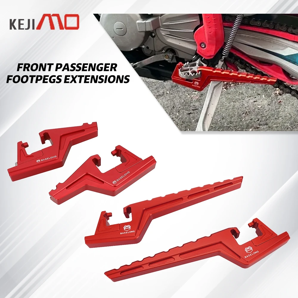 For RIEJU MR250 MR300 MR 250 300 PRO 2021-2023-2024-2025-2026 Motorcycle Adjustable Passenger Footpegs Extensions Accessories