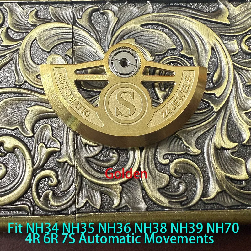 Movement Automatic Oscilating Weight Hammer Rotor Fit for NH34 NH35 NH36 NH38 NH70 4R 6R 7S Movement Automatic Rotor Refit Parts