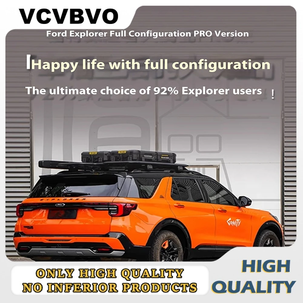 

Self-driving Equipment 20-24 Ford Explorer Special Modified Roof Rack Roof Platform Aluminum Alloy Low Wind Resistance Low Noise