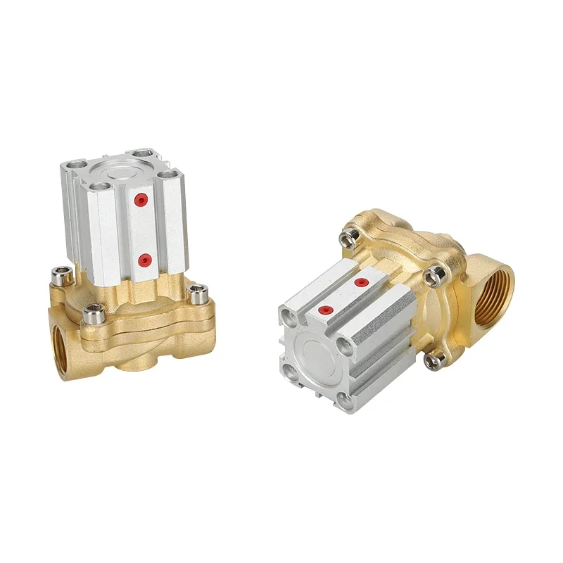 Solenoid Valve Vacuum Air Control Valve Brass Material Good Tightness 2Q160-15 2Q200-20 DN15 DN20 1/2