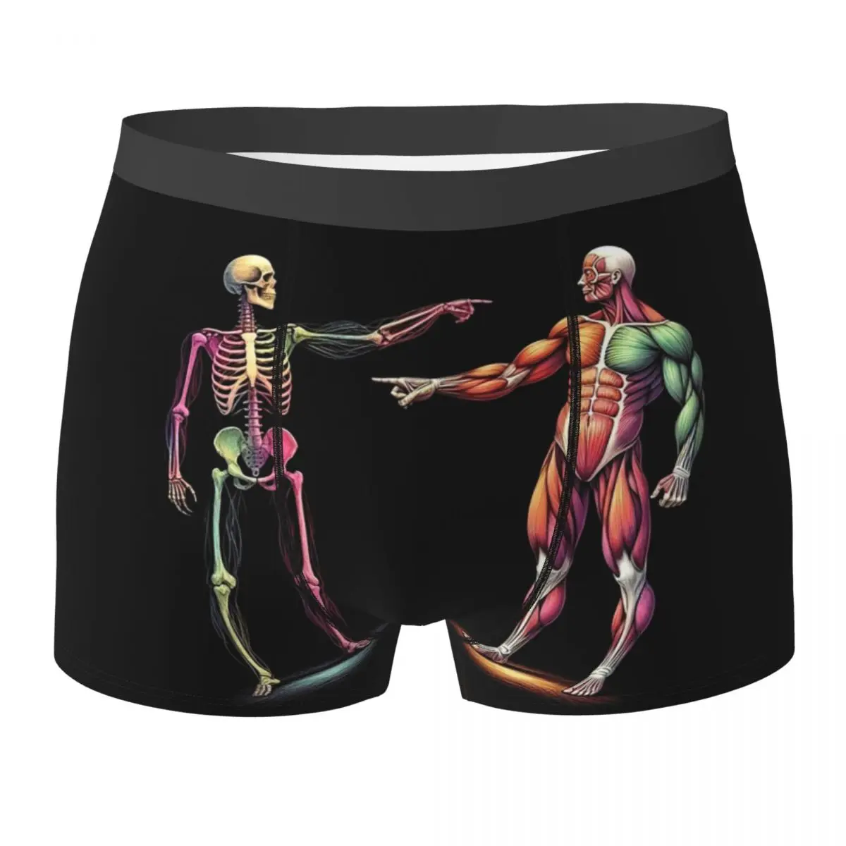 

Трусы-боксеры, шорты, анатомия человеческих трусиков, мужское вентилируемое нижнее белье для мужчин, подарки бойфренду