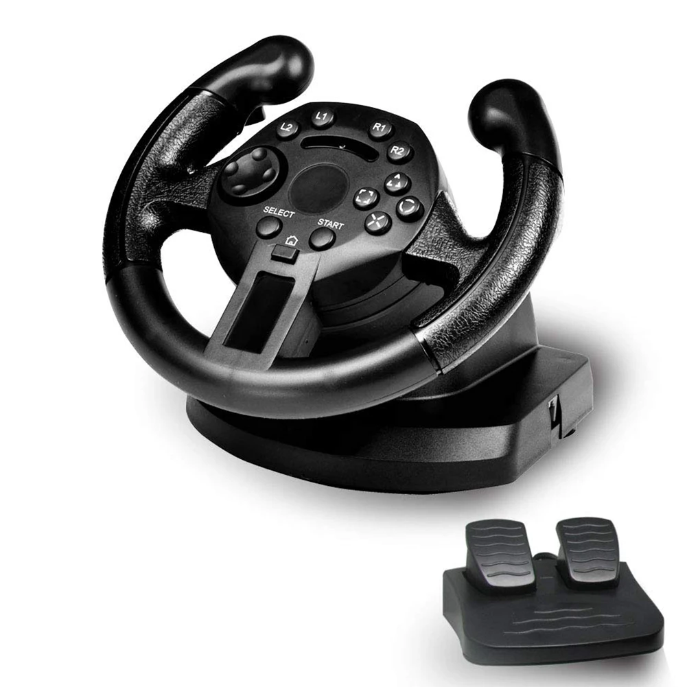 Game Racing Steering Wheel for Ps3/Pc Steering Wheel Vibration Joysticks Remote Controller Imulated Driving Controller