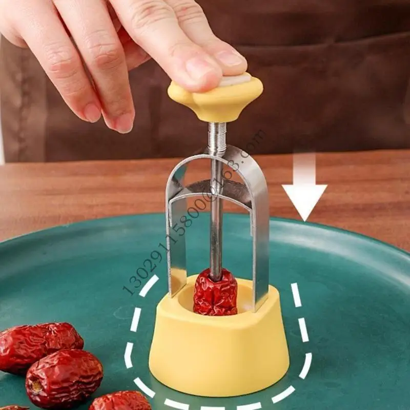 

Портативная красная дата Pitter Cats Pathes Fruit Cores Remoring инструмент для домашнего приготовления .y5ga