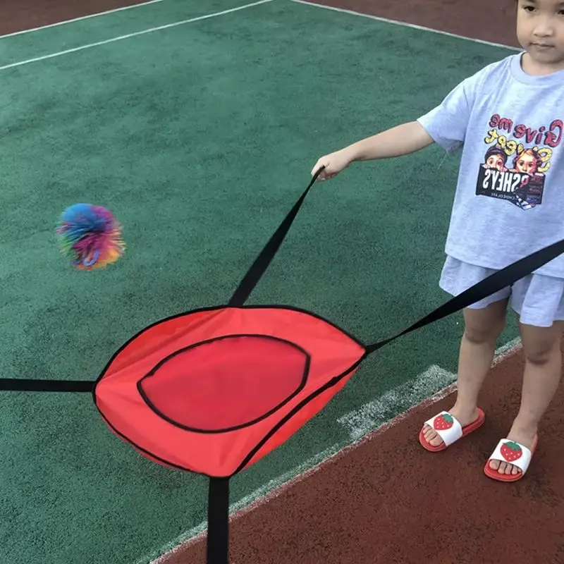 Crianças ao ar livre dois jogadores jogar pegar bola brinquedo-pais-filho interativo diversão esportes sensorial jogar adereços de jogo das crianças