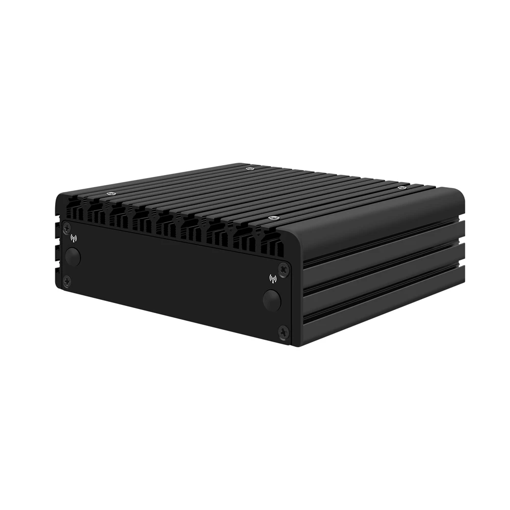 HUNSN-Micro Firewall Appliance,Mini PC,RJ12f,Router PC,pfsense,OPNsense,AES-NI,2 x Intel, 2.5 GHz, I226-V LAN,2 x HDMI, 2 x USB 3.2