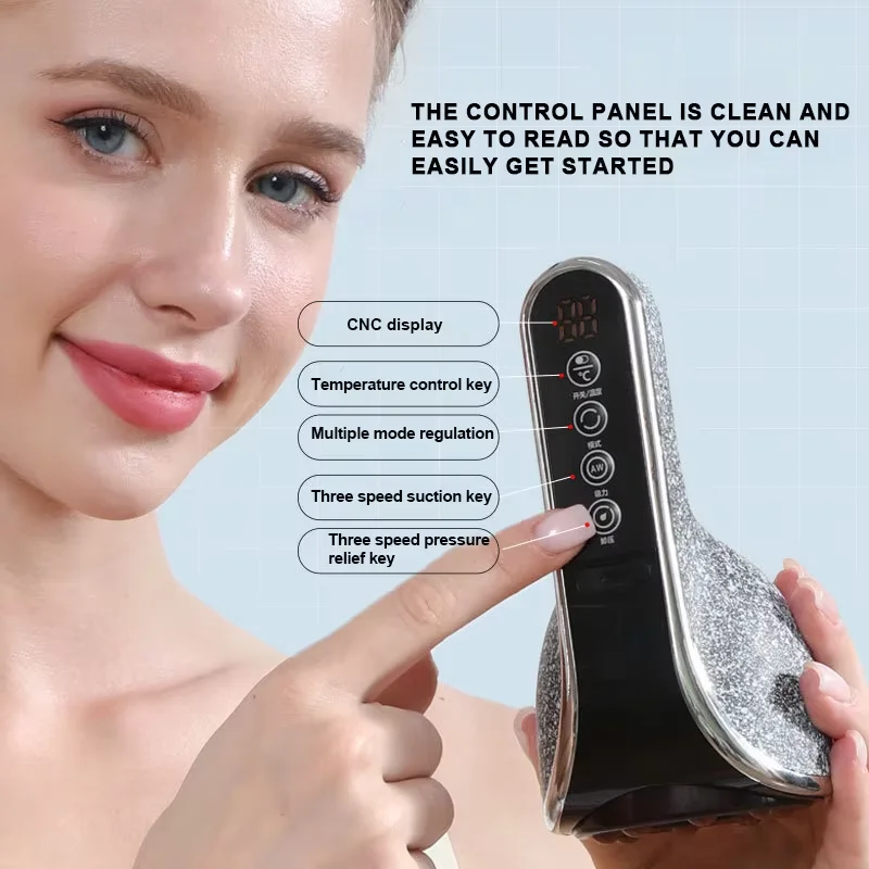 

Home Electric Massager Smart Cupping Heat Body Scraping Massager Device