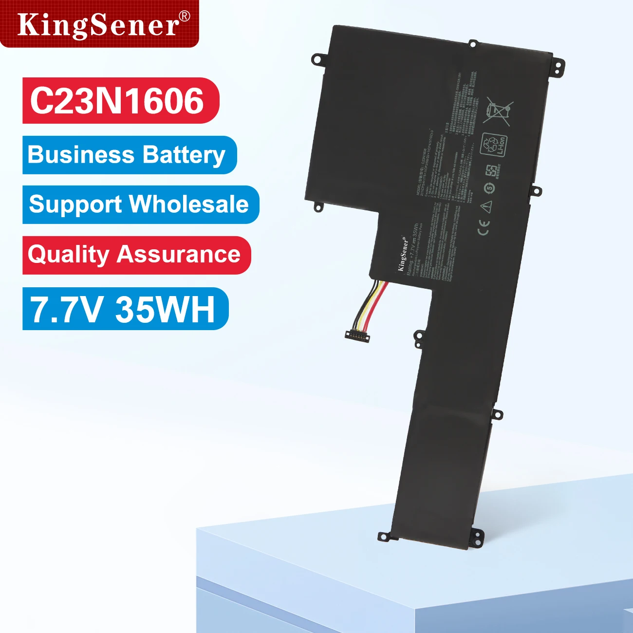 KingSener C23N1606 Laptop Battery For ASUS Zenbook 3 UX390 UX390UA UX390UAK UX390UA-1A UX390UA1A C23PQCH Series Fast Delivery
