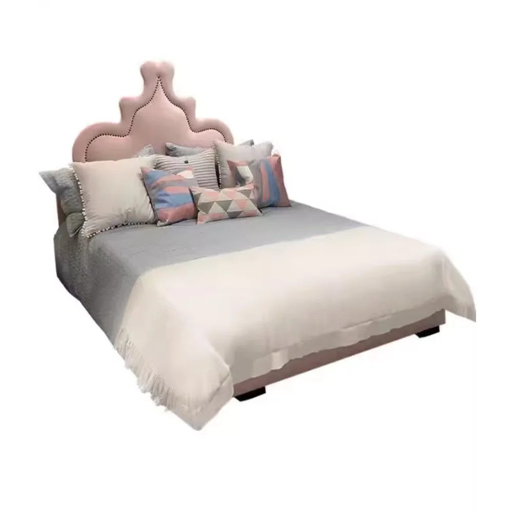 

Simple fabric double headboard master bedroom floor bed screen children's room bedside backrest board
