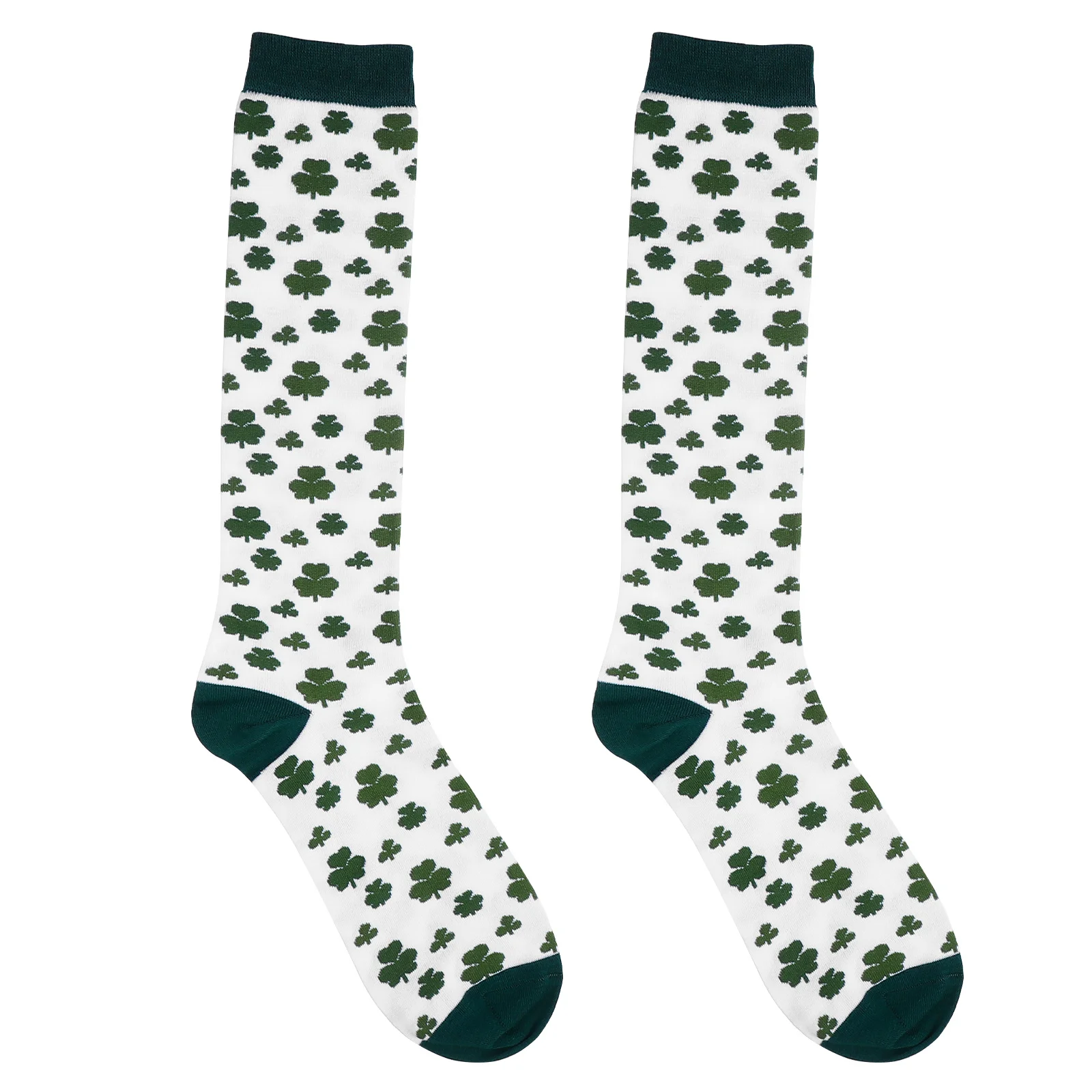 

1Pair St Patrick's Day Socks Breathable Moisture Wicking Material Costume Accessories Festival Props Costume Accessories