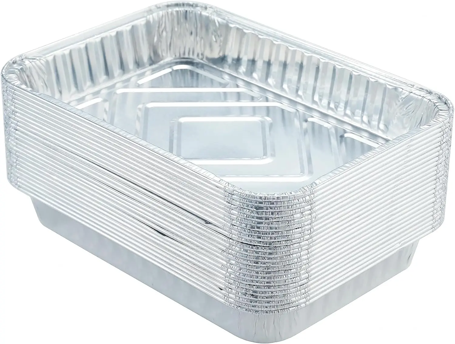 

Комплект из 20 алюминиевых капель — одноразовые поддоны для смазки для барбекю размером 8,5 x 6 дюймов для серий Weber Spirit, Q, Genesis & Genesis II LX 200/300